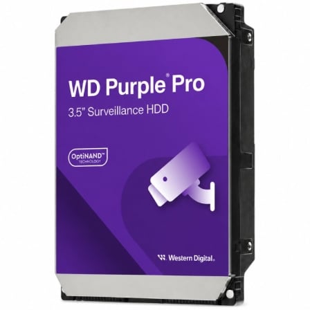 Disco Duro Western Digital WD Purple Pro Surveillance 26TB/ 3.5'/ SATA III/ 512MB